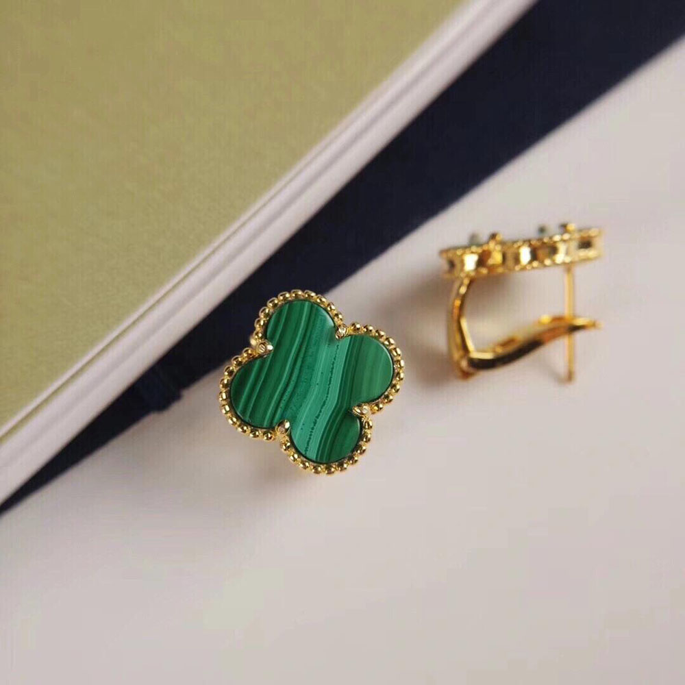 Van Cleef Vintage Alhambra Earrings Replica