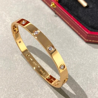 cartier 10 diamond love bracelet dupe