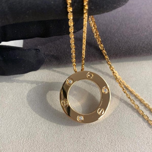 Cartier love pendant fake cheap