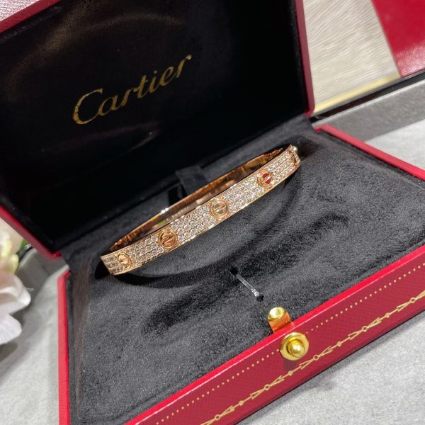 Inspired Cartier love bracelet classic model paved