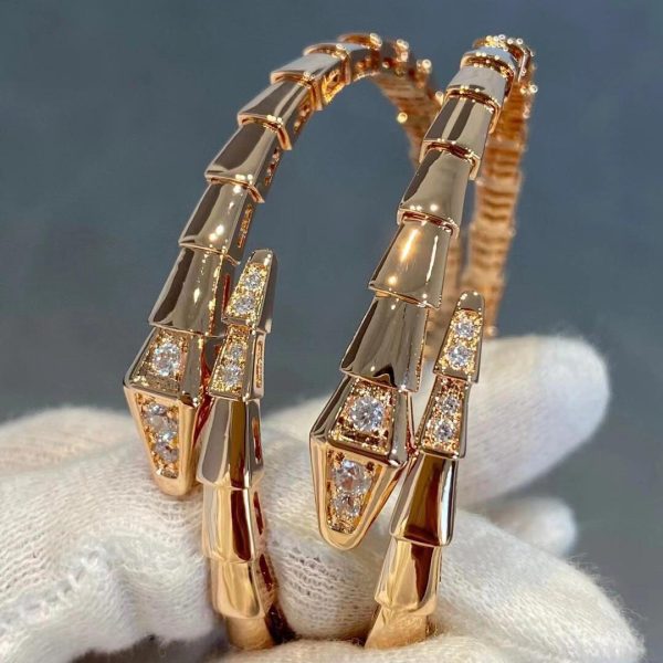 Replica bulgari serpenti bracelet gold
