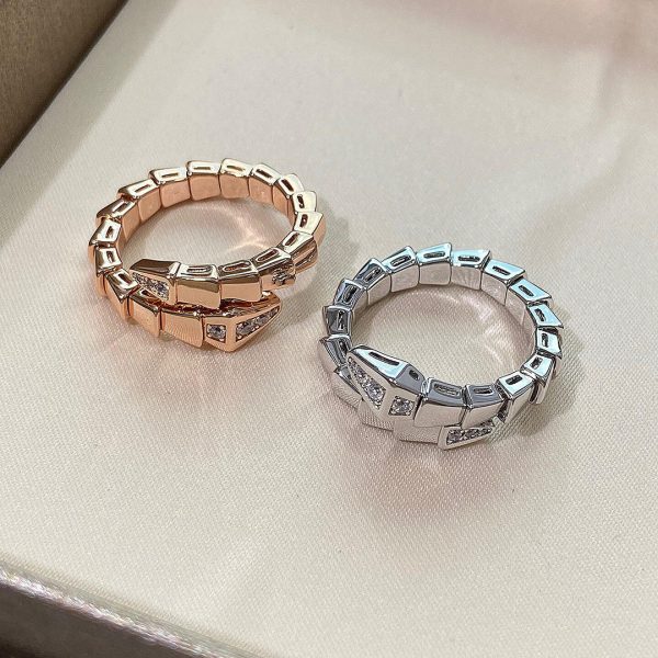 bulgari serpenti ring white gold