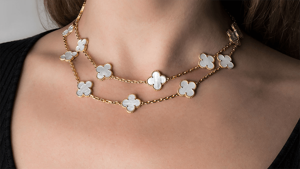 Vintage Alhambra necklace 10 motifs dupe