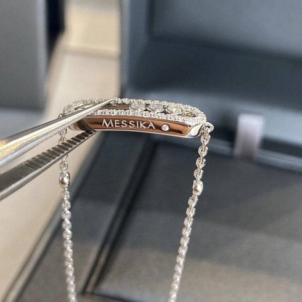Messika Baby Move Pavé Necklace dupe