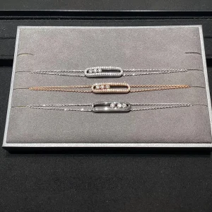 Messika Move Classique Pavé 18K Gold Diamond Bracelet fake cheap