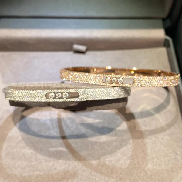 Messika Move Noa SM Pavé Diamond Bangle Copy