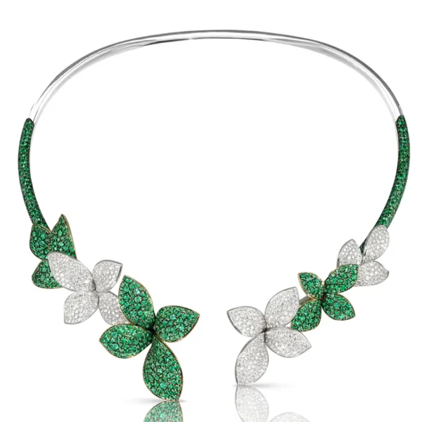Pasquale Bruni 18K White Gold Necklace Giardini Segreti Soul