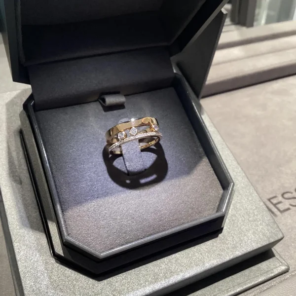 Messika Move Romane 18K Gold Diamond Ring fake