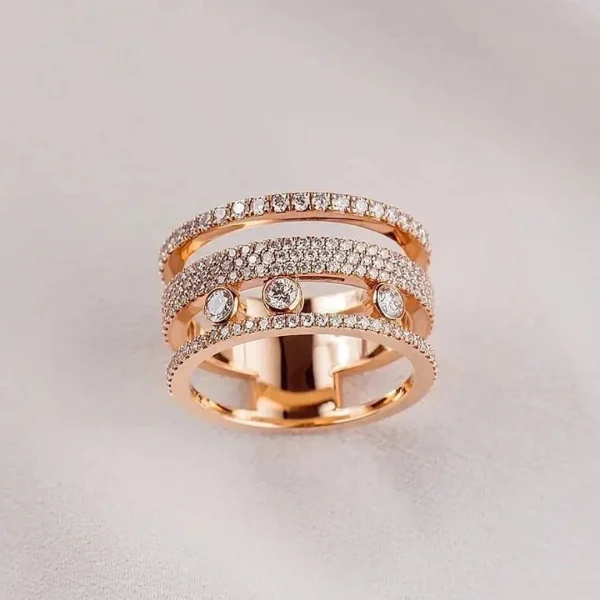 Messika Move Romane LM Pavé Diamond Ring