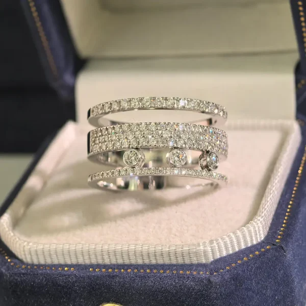 Messika Move Romane LM Pavé Diamond Ring fake cheap