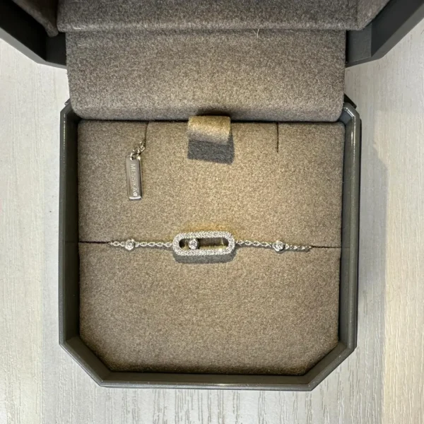 Messika Move Uno Pavé 18K Gold Diamond Bracelet