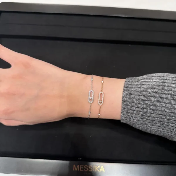Messika Move Uno Pavé 18K Gold Diamond Bracelet fake