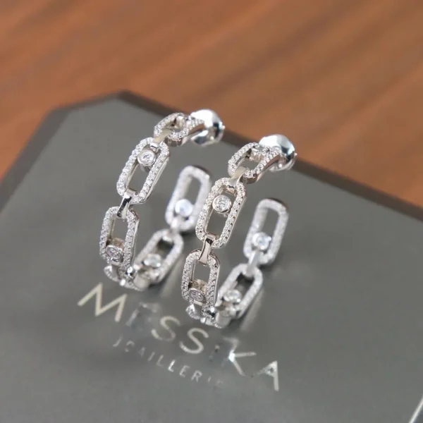 Move Link SM women's hoop earrings 12716-PG