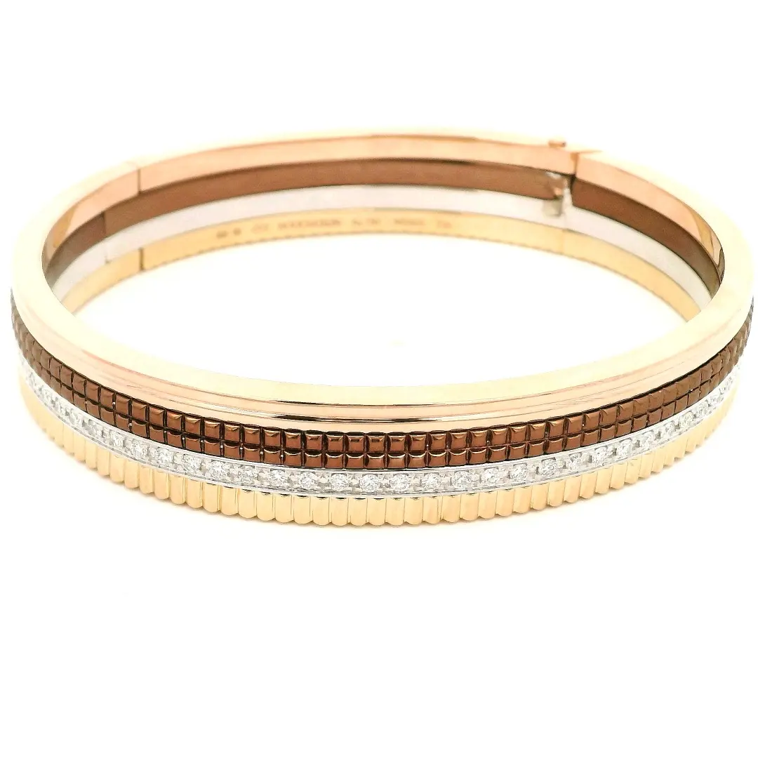 18K Gold Boucheron Quatre Classique Bracelet fake 18K Gold Boucheron Quatre Classique Bracelet fake