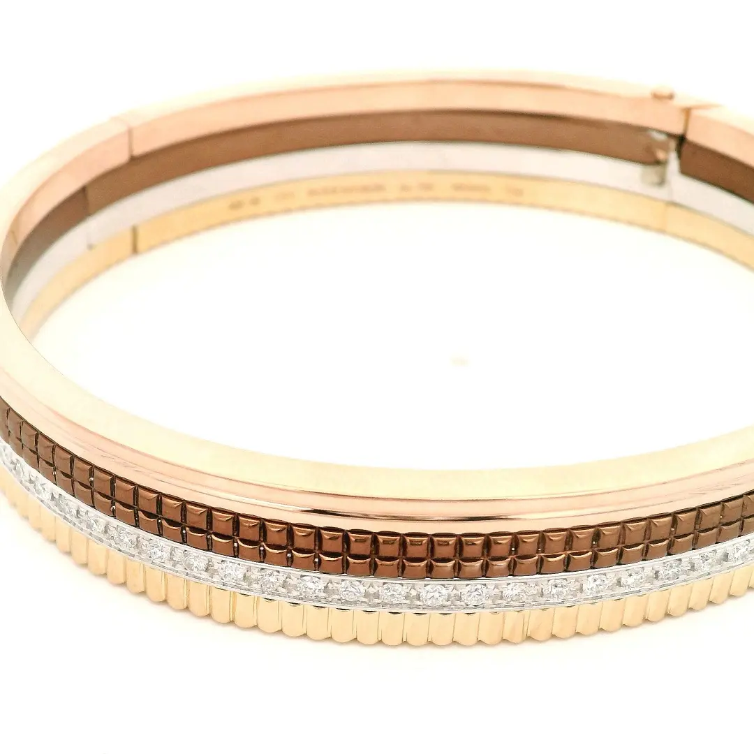 18K Gold Boucheron Quatre Classique Bracelet 18K Gold Boucheron Quatre Classique Bracelet