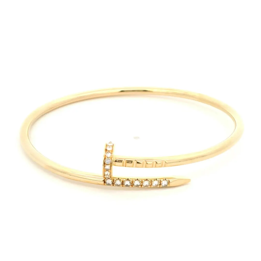 Cartier Juste Un Clou Bracelet Small Model Reverse-Set Diamonds Cartier Juste Un Clou Bracelet Small Model Reverse-Set Diamonds