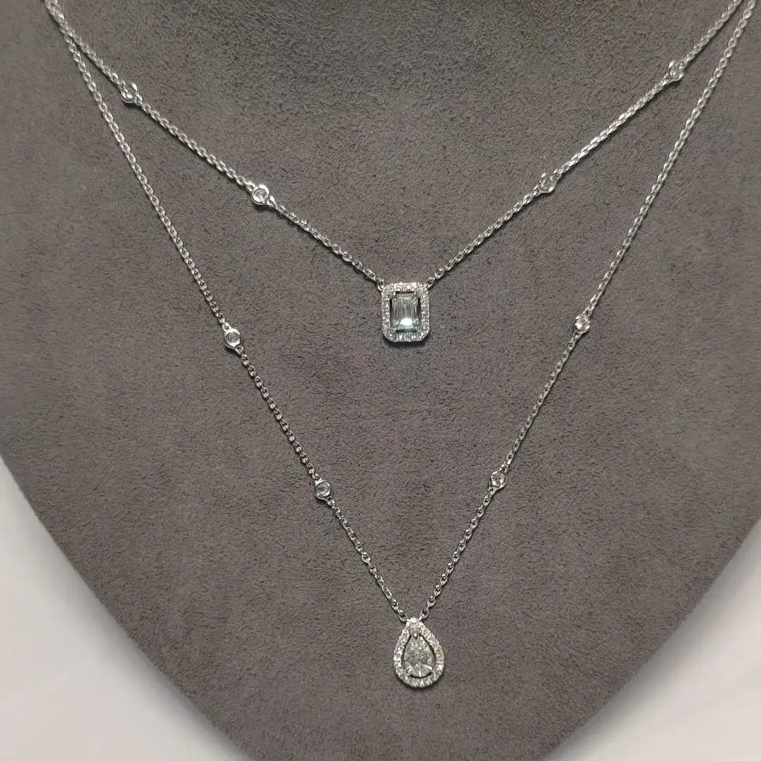 Messika My Twin Two-Row Diamond Necklace copy cheap Messika My Twin Two-Row Diamond Necklace copy cheap