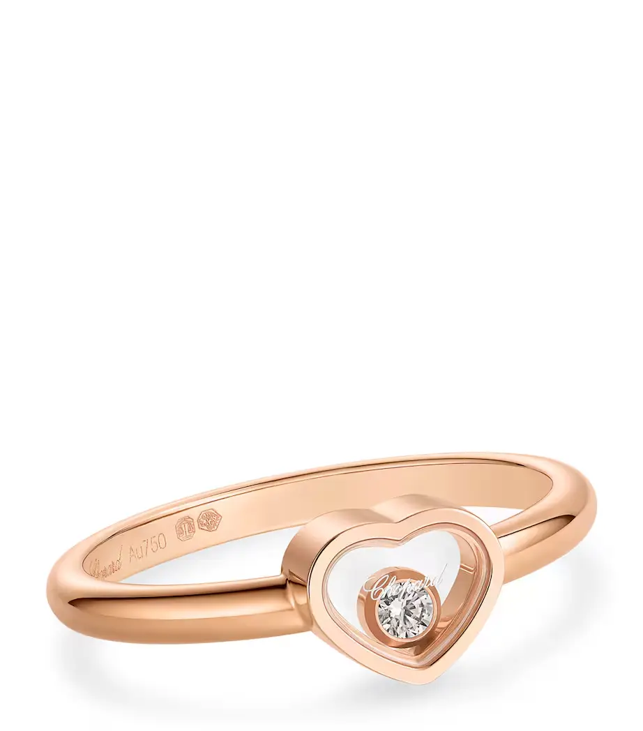 18K Gold Chopard My Happy Hearts Diamond Ring fake 18K Gold Chopard My Happy Hearts Diamond Ring fake