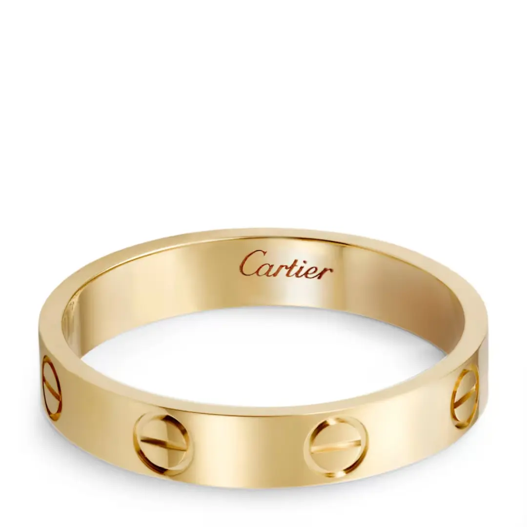 18K Solid Gold Cartier Love Ring Small Model cheap 18K Solid Gold Cartier Love Ring Small Model cheap