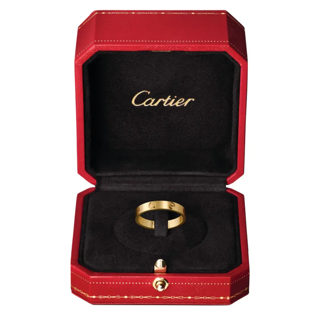 18K Solid Gold Cartier Love Ring Small Model dupe 18K Solid Gold Cartier Love Ring Small Model dupe