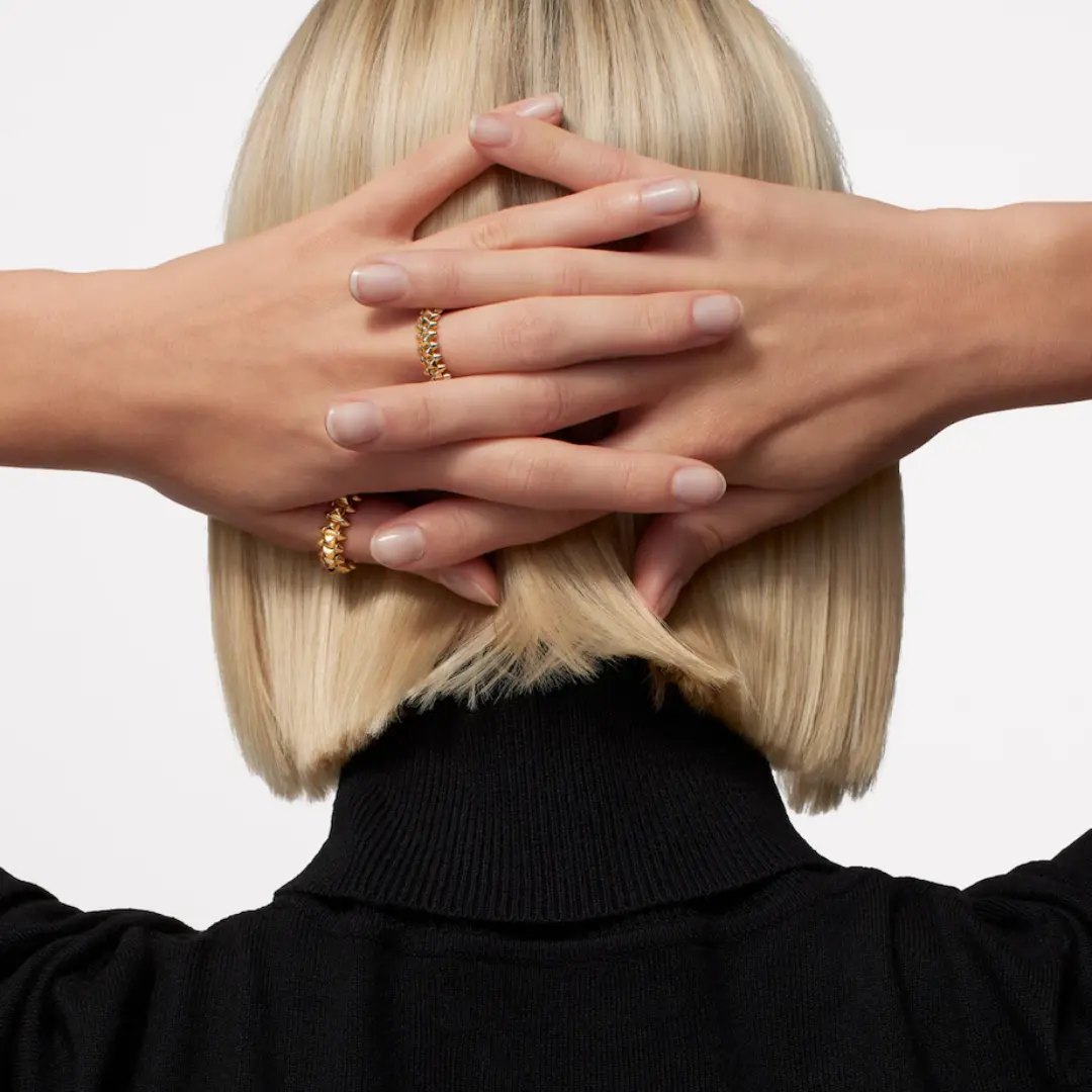 18K Solid Gold Clash de Cartier Ring Small Model copy cheap 18K Solid Gold Clash de Cartier Ring Small Model copy cheap