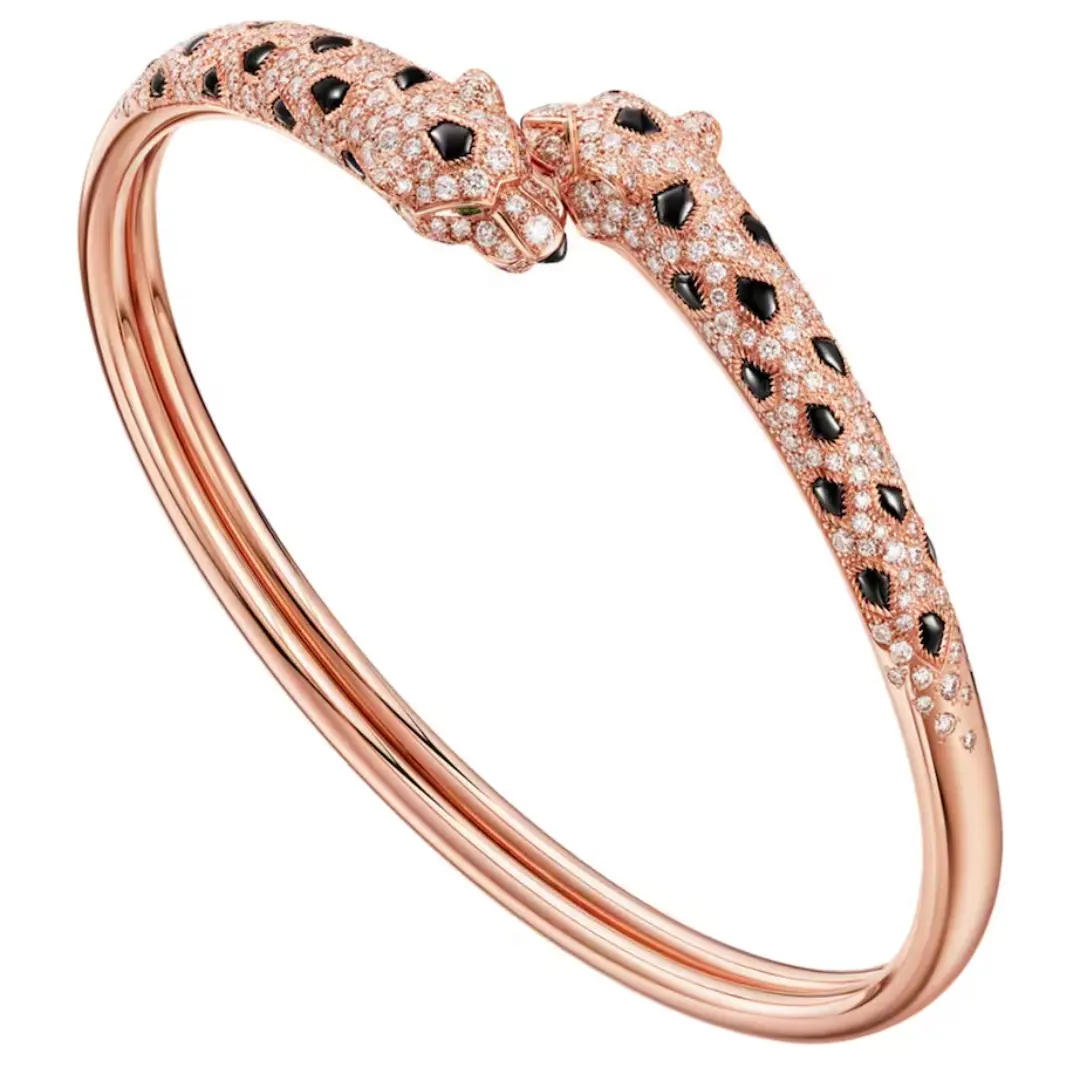 Panthère de Cartier Bracelet Small Model Half-Paved fake cheap Panthère de Cartier Bracelet Small Model Half-Paved fake cheap