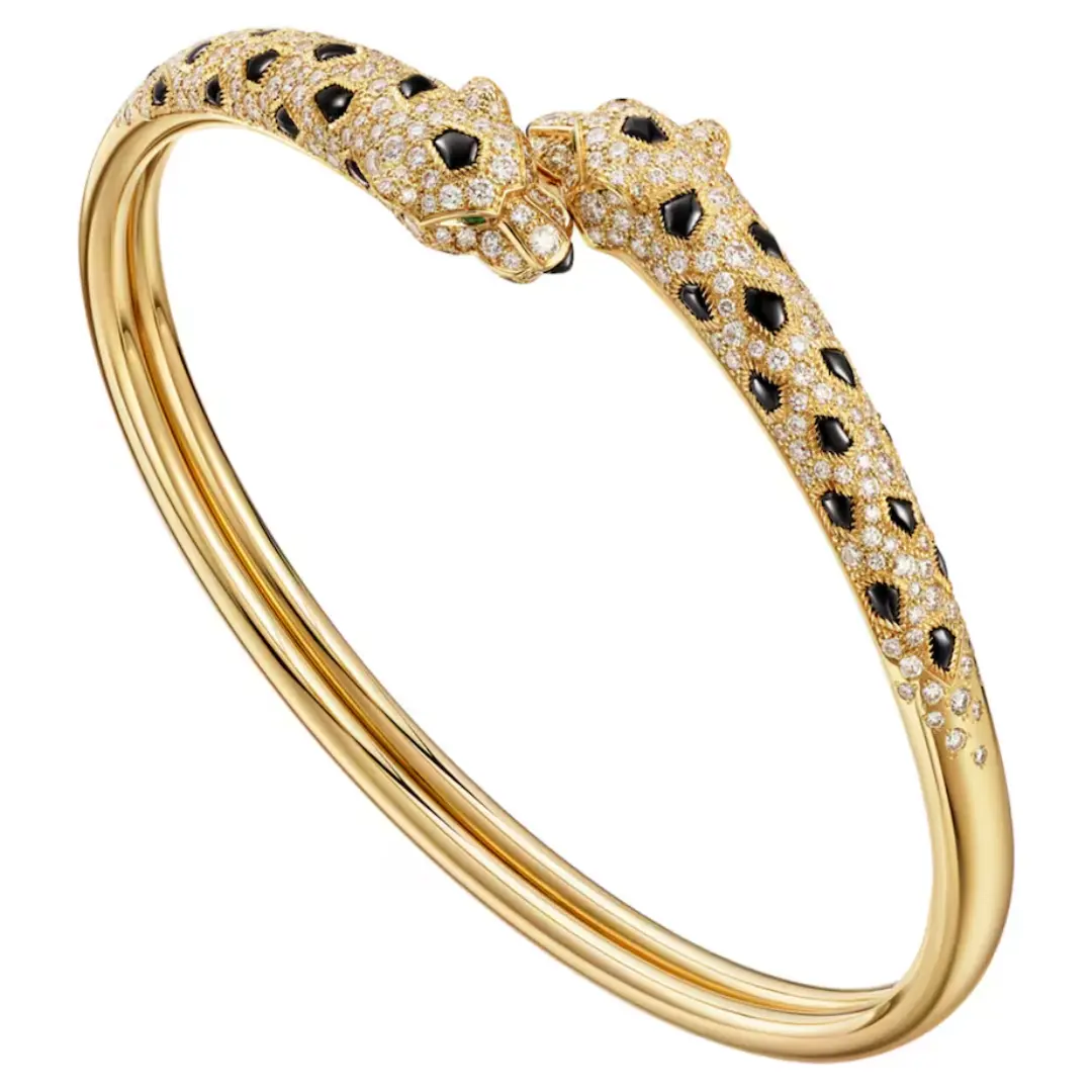 Panthère de Cartier Bracelet Small Model Half-Paved Panthère de Cartier Bracelet Small Model Half-Paved