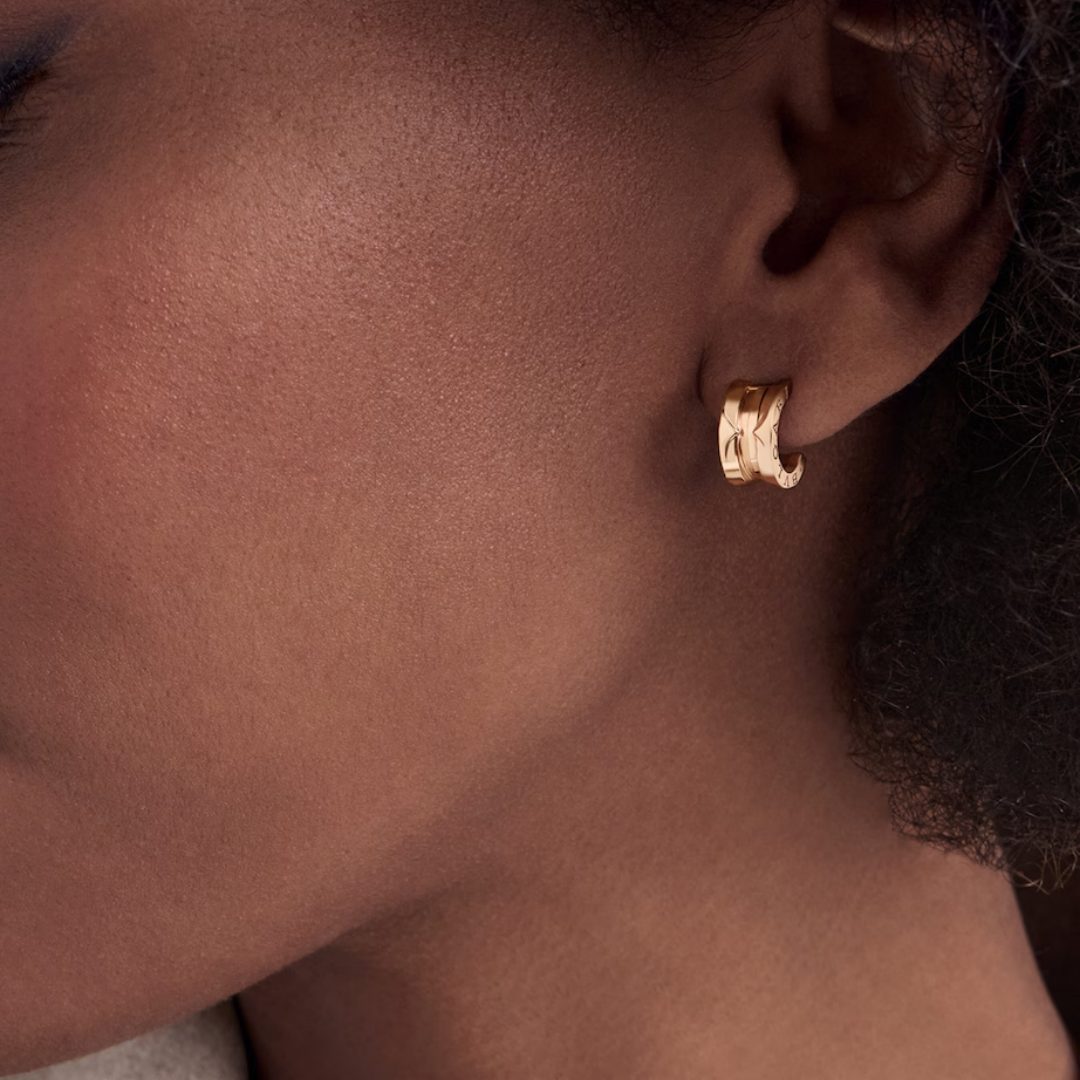 18K Solid Gold Bulgari B.zero1 Single Hoop Earring copy 18K Solid Gold Bulgari B.zero1 Single Hoop Earring copy