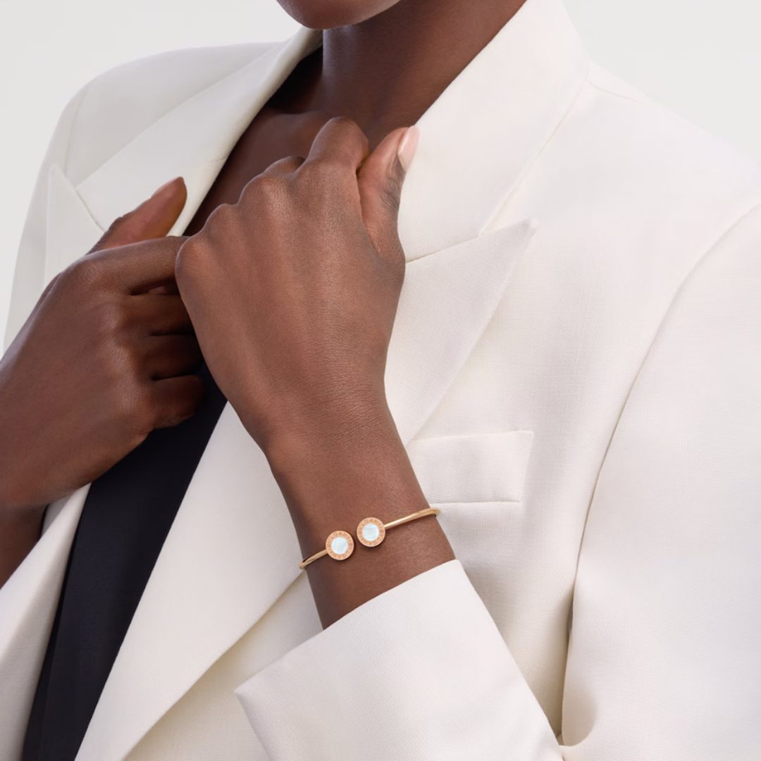 Bvlgari Bvlgari Rose Gold and Mother-of-Pearl Bracelet cheap Bvlgari Bvlgari Rose Gold and Mother-of-Pearl Bracelet cheap