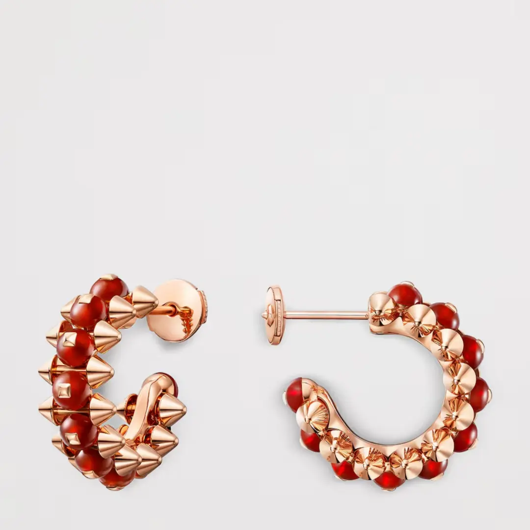 18K Gold Clash de Cartier Agate Earrings dupe 18K Gold Clash de Cartier Agate Earrings dupe