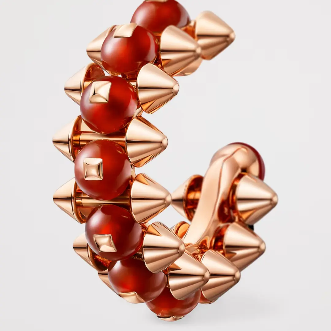 18K Gold Clash de Cartier Agate Earrings 18K Gold Clash de Cartier Agate Earrings